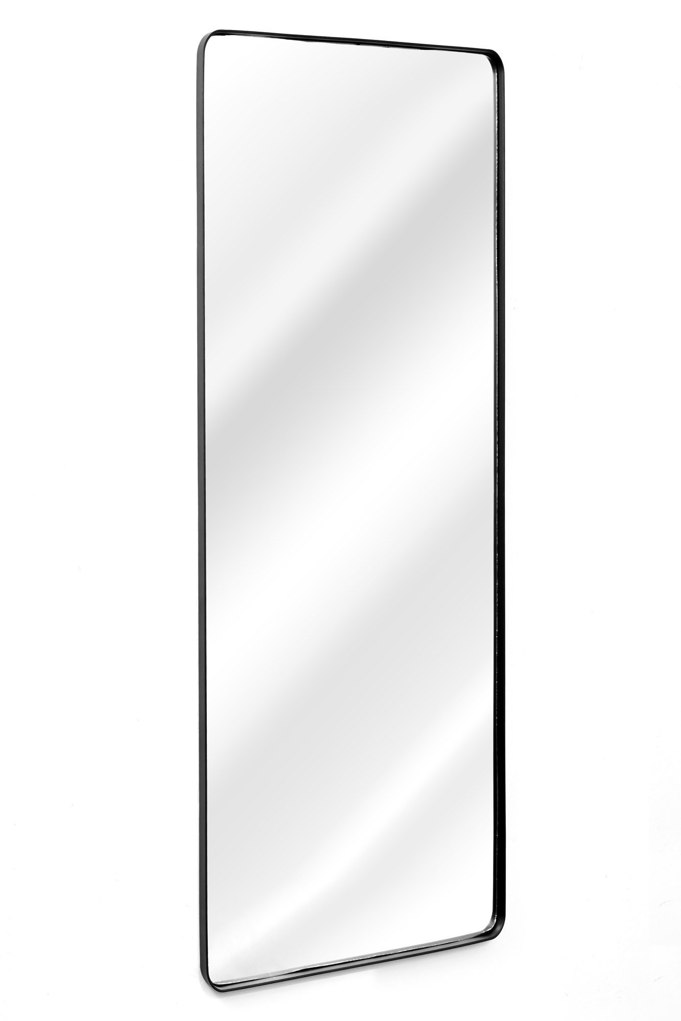 Espelho Retangular Corpo Inteiro C/ Moldura 170 X 70 Grande:preto - 1