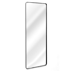 Espelho Retangular Corpo Inteiro C/ Moldura 170 X 70 Grande:preto