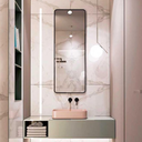 Ver imagem 6 de Espelho Retangular Corpo Inteiro C/ Moldura 170 X 70 Grande:preto