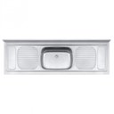 Ver imagem 1 de Pia de Apoio para Cozinha sem Furo para Torneira Stratta 56 Plus Tramontina 1,80mx60cm