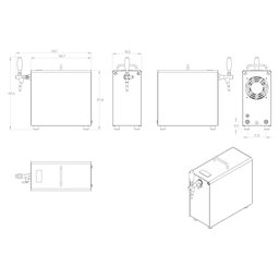 Chopeira Minia Antonow / Smart Flex 15 / Não Precisa Cilindro de Gás / 220v - 8