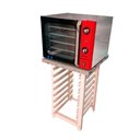 Ver imagem 3 de Forno Turbo Convec. Inox e Vermelho FCSB4E 220V + Bancada MES-004 - Venâncio