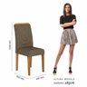 Conjunto Sala de Jantar 4 Cadeiras com Vidro Asia Cinamomo-m Arapongas Cinamomo/capuccino - 5
