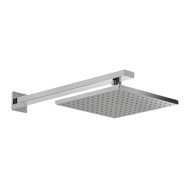 Chuveiro Luxo Quadrado 20cm com Tubo - Linha Bolero - 1992mb 24 Ct - Codda - 1