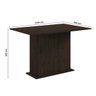 Conjunto Sala de Jantar 4 Cadeiras Imbuia Catar - Móveis Arapongas Imbuia/Creme - 2