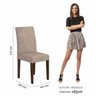 Conjunto Sala de Jantar 4 Cadeiras Pérsia Imbuia - Móveis Arapongas Imbuia/preto/capuccino - 3