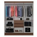 Ver imagem 2 de Guarda-roupa Casal Lia 6 Portas com Espelho Ter/naturaly - Móveis Arapongas Terraro/naturaly