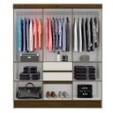 Ver imagem 2 de Guarda-roupa Casal Lia 6 Portas Cedro/ Off-white - Móveis Arapongas Cedro/branco Off