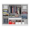 Guarda-roupa Casal Mayra 8 Portas Branco - Móveis Arapongas Branco - 3