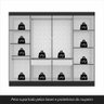 Guarda-roupa Casal Mayra 8 Portas Preto Fosco - Móveis Arapongas Preto Fosco - 8