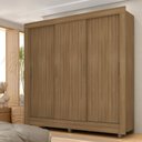 Ver imagem 1 de Guarda-roupa Casal 3 Portas 1 Gavetas Alice Boreal - Móveis Arapongas Boreal