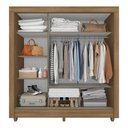 Ver imagem 6 de Guarda-roupa Casal 3 Portas 1 Gavetas Alice Boreal - Móveis Arapongas Boreal