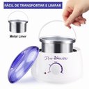 Ver imagem 6 de Termocera Aquecedor de Cera Quente Depilaçao em Casa Panela Eletrica Temperatura Ajustavel 220v