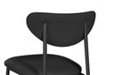 Ver imagem 4 de Kit 2 Cadeiras Safira Jantar Base Aço Carbono Espuma D28 - Preto