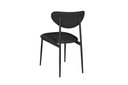 Ver imagem 3 de Kit 2 Cadeiras Safira Jantar Base Aço Carbono Espuma D28 - Preto