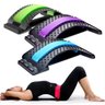 Apoio Encosto Coluna Lombar Massageador Para Alívio Postura 3 Níveis - 1