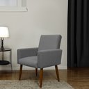 Ver imagem 5 de Poltrona Decorativa Nina Cadeira Escritório Recepção:cinza