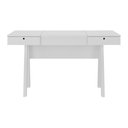 Ver imagem 2 de Penteadeira 131,5cm com 2 Gavetas 1 Porta Basculante e Espelho Multimóveis Cr35250 Branco