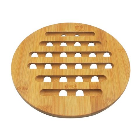 Descanso de Panela de Bambu Dia.15cm - Mozcada