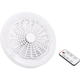 Ventilador Luminária Silencioso de Teto Lâmpada Led Rgb - 8