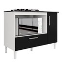 Ver imagem 1 de Balcão para Cooktop Mila 1 Pt 1 Gav Móveis Arapongas