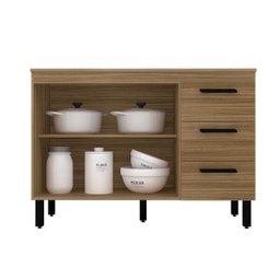 Balcão para Pia Elaine 2 Portas 3 Gavetas Boreal - Móveis Arapongas Boreal - 2 Balcão para Pia Elaine 2 Portas 3 Gavetas Boreal - Móveis Arapongas Boreal - 2