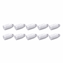 Ver imagem 2 de Kit 10 Plug Pino Femea 2p 20a 250v Ilumi Cor:branco