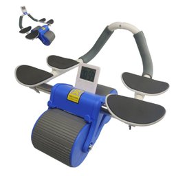Rolo Abdominal Roda Musculaçao Exercicio Abdomen Ombro Braço Prancha Academia Treino Musculo Ativida - 1