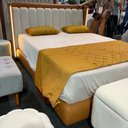 Ver imagem 1 de Cama Japonesa Seo King Courino Caramelo - Sallar Home