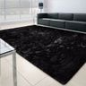 Tapete para Sala Quarto Classic Peludo Retangular 300x200cm Preto Casen - 1