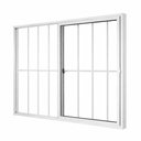 Ver imagem 3 de Janela de Correr Alumínio Branco 02F c/Grade Classic - 100x150