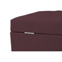 Ver imagem 3 de Recamier Puff Baú Sapateira e Gaveta 90 Cm para Cama de Solteiro - Rose Escuro