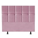 Ver imagem 1 de Cabeceira Poliana Cama Box Casal 160 Cm Suede Rosa