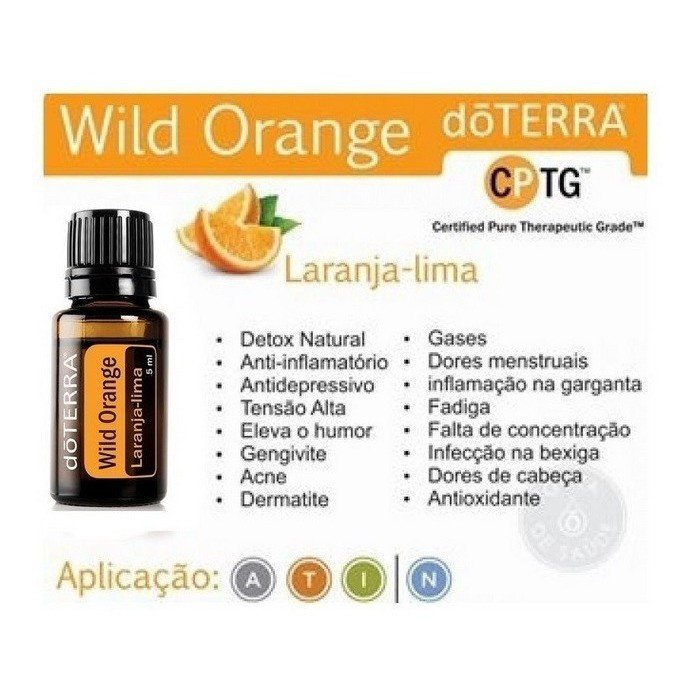 Óleo Essencial Wild Orange - Laranja-Selvagem 5ml Do Terra - 2