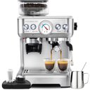 Ver imagem 1 de Casabrews Máquina de Espresso com Moedor e Vaporizador de Leite (prata)