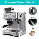 Ver imagem 5 de Casabrews Máquina de Espresso com Moedor e Vaporizador de Leite (prata)