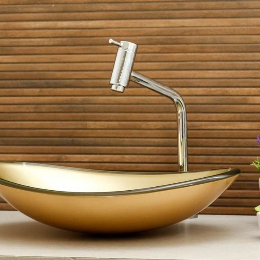 Torneira Para Banheiro Lavatório Mesa Bica Alta 45° Graus - 2