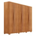 Ver imagem 2 de Guarda-Roupa Casal 100% MDF 6 Portas e 2 Gavetas com Pés 180cm Multimóveis CR35520 Madeirado