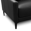 Ver imagem 4 de Sofá 3 Lugares para Sala Living Industrial 240cm Evo L06 Couro Preto - Lyam Decor