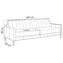 Ver imagem 7 de Sofá 3 Lugares para Sala Living Industrial 240cm Evo L06 Couro Preto - Lyam Decor