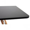 Ver imagem 3 de Mesa Jantar Quadrada Eiffel 80cm Preto Mdf Charles Eames