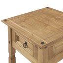 Ver imagem 5 de Mesa Lateral de Madeira Maciça Marrom Antique