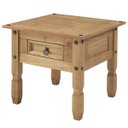 Ver imagem 1 de Mesa Lateral de Madeira Maciça Marrom Antique