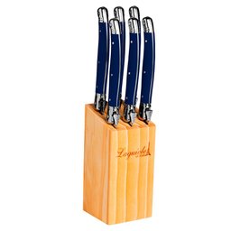 Conjunto de Talheres Luxo 12 Peças Original Laguiole La Tour - Azul - 2