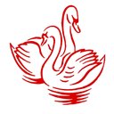 Ver imagem 1 de Adesivo Box Banheiro Cisne Decoração Decoração Enfeite Parede Box Banheiro:Vermelho