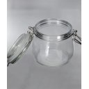 Ver imagem 3 de Kit 4 Potes de Vidro Hermético Tampa Vedação Conserva 500ml