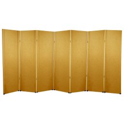 Biombo Liso Reto 7 Folhas c/ 14 Pezinhos - 1