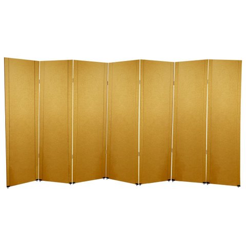 Biombo Liso Reto 7 Folhas c/ 14 Pezinhos