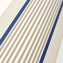Ver imagem 4 de Papel de Parede Listrado Azul e Off-white Importado com Cola Inclusa