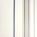 Ver imagem 2 de Papel de Parede Listrado Azul e Off-white Importado com Cola Inclusa